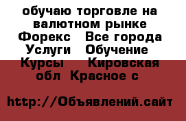 обучаю торговле на валютном рынке Форекс - Все города Услуги » Обучение. Курсы   . Кировская обл.,Красное с.